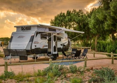 Golf Savannah 573 Caravan Hire around Ningaloo Reef Unplug Rentals